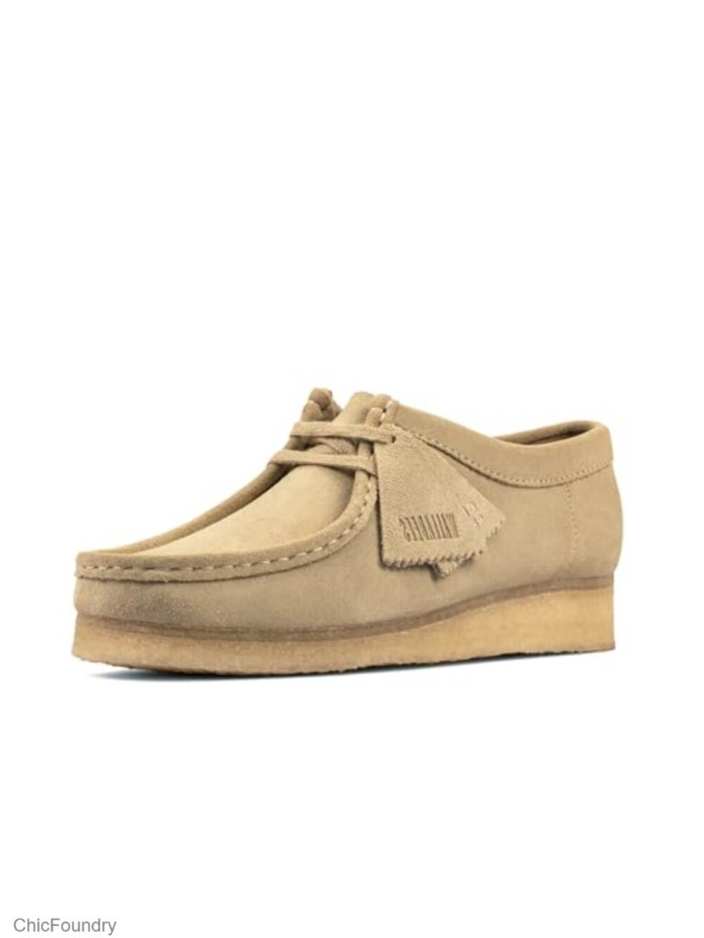 Women's Leather Suede Oxford Shoes Lace-Up Crepe Sole Comfortable
